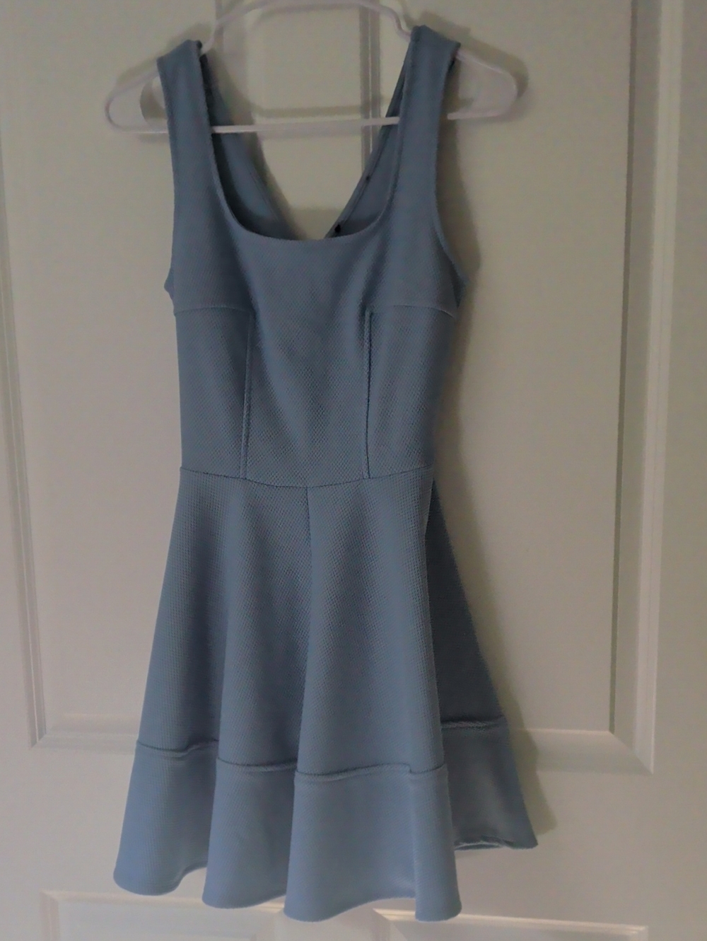 Worn Once Lulu's Powder Blue Sleeveless Fit & Flare Dress